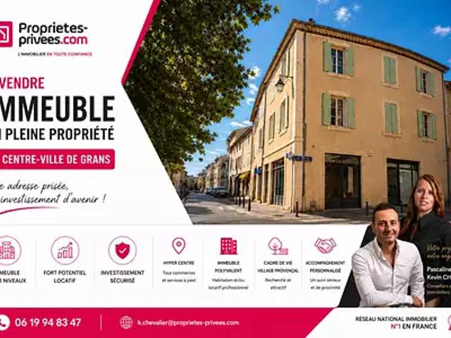 Grans 13450 Achat / Vente immeuble