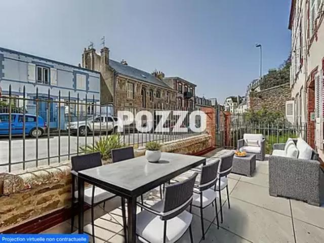 Granville 50400 Achat / Vente appartement 2 pièces t2 terrasse cave