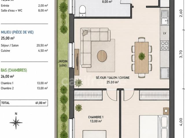 Granville Vente Appartement 50