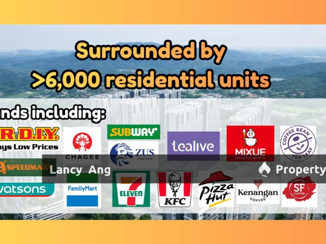 Grd Flr, Free Parking, Shops @Southville City, Bangi/ Dengkil