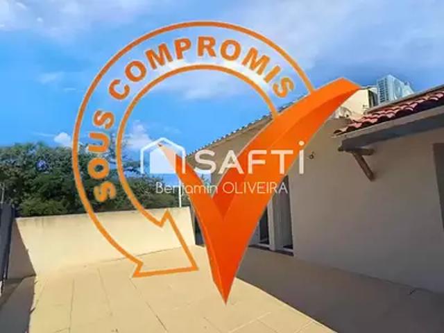 Gréasque 13850 Achat / Vente maison 3 pièces t3 terrasse parking