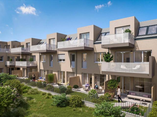 Green Townhouse Feeling: Großzügige Maisonette mit Terrasse und Eigengarten provisionsfrei zu kaufen in 1230 Wien