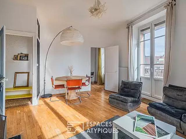 Grenoble 38000 Achat / Vente appartement 4 pièces t4 au dernier étage cave