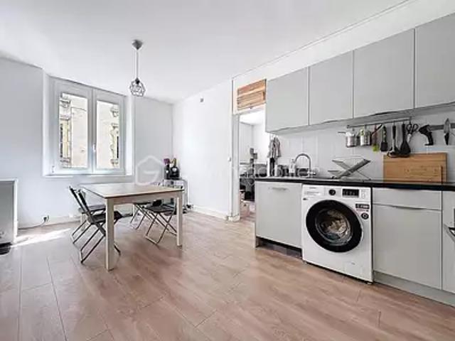 Grenoble 38000 Achat / Vente appartement 2 pièces t2 au dernier étage cave