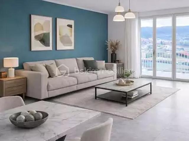 Grenoble 38100 Achat / Vente appartement 4 pièces t4 au dernier étage cave