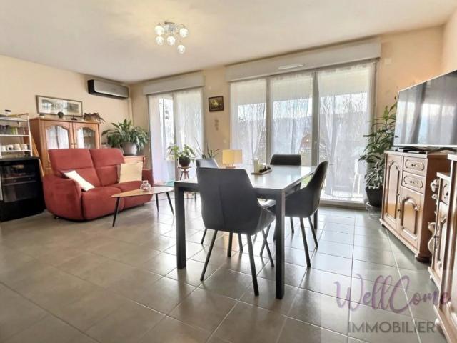 Grésy sur Aix appartement 3 pièces climatisé de 69m² vues dégagées avec cave, garage et parking collectif