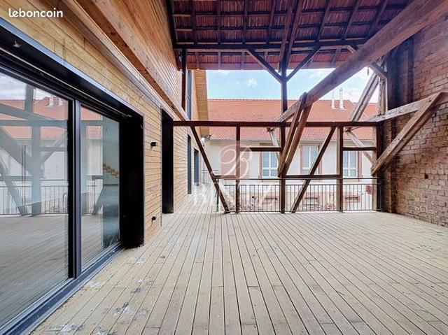 GRIESHEIM PRES MOLSHEIM 4P duplex avec grande terrasse couverte, en parfait état