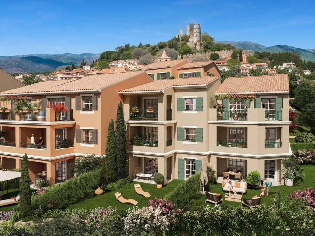 GRIMAUD Golfe de Saint Tropez vente appartement 3 pièces neuf Piscine