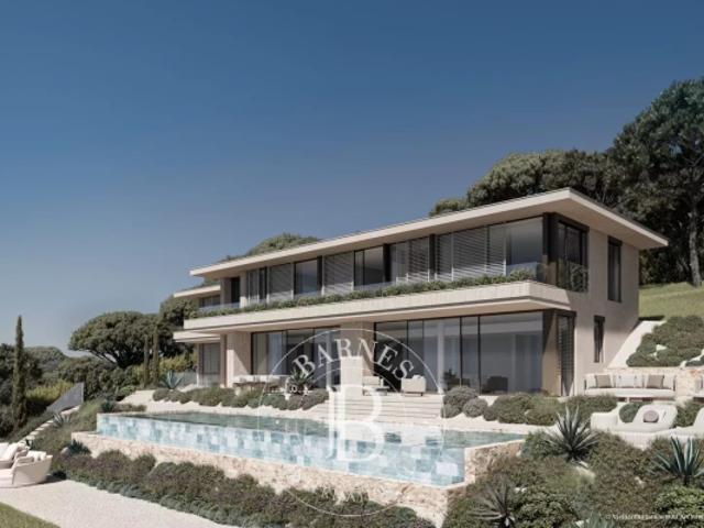 GRIMAUD VILLA CONTEMPORAINE VUE MER PANORAMIQUE 6 CHAMBRES PISCINE