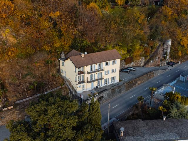 Grundstück mit 6 Wohnungen und herrlichem Blick auf den Lago Maggiore