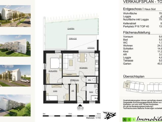 GRÜNE ALLEE GALLNEUKIRCHEN 2 und 3 Zimmer Wohnungen, 55 70m² NEUBAU ERSTBEZUG