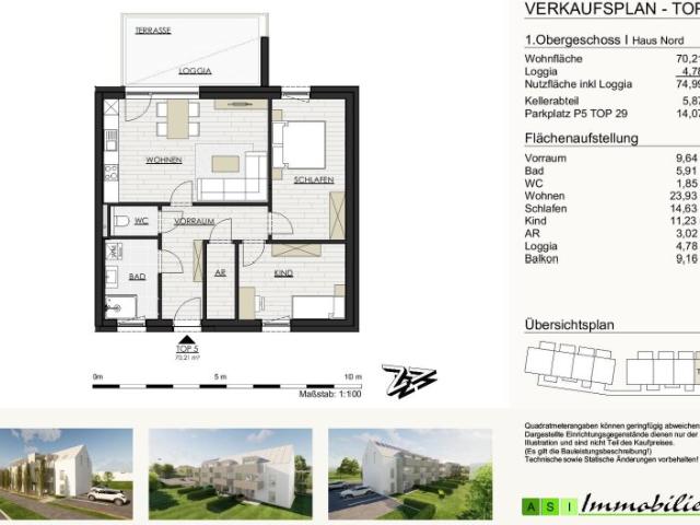 GRÜNE ALLEE GALLNEUKIRCHEN 2 und 3 Zimmer Wohnungen, 55 70m² NEUBAU ERSTBEZUG
