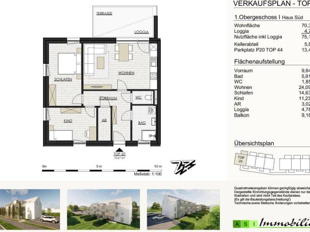 GRÜNE ALLEE GALLNEUKIRCHEN 2 und 3 Zimmer Wohnungen, 55 70m² NEUBAU ERSTBEZUG
