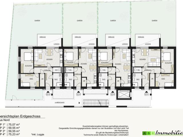 GRÜNE ALLEE GALLNEUKIRCHEN 2 und 3 Zimmer Wohnungen, 55 70m² NEUBAU ERSTBEZUG