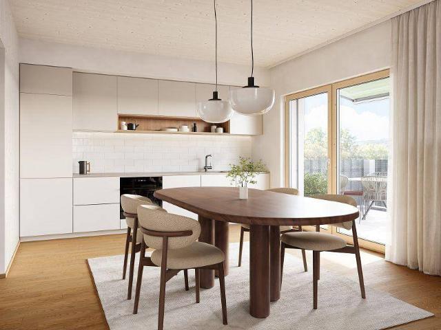GRÜNE STADTVILLEN 3 Zimmer mit Balkon | Holzbauweise Geothermie Photovoltaik | Provisionsfrei!
