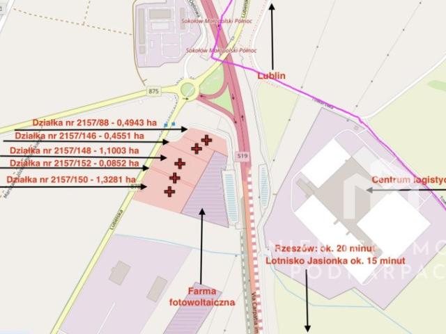Grunt inwestycyjny 3,46 ha z MPZP, media, potencjał rozwoju