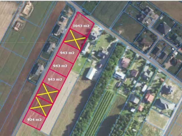 Gruntowa 924 m², Niedrzwica Duża