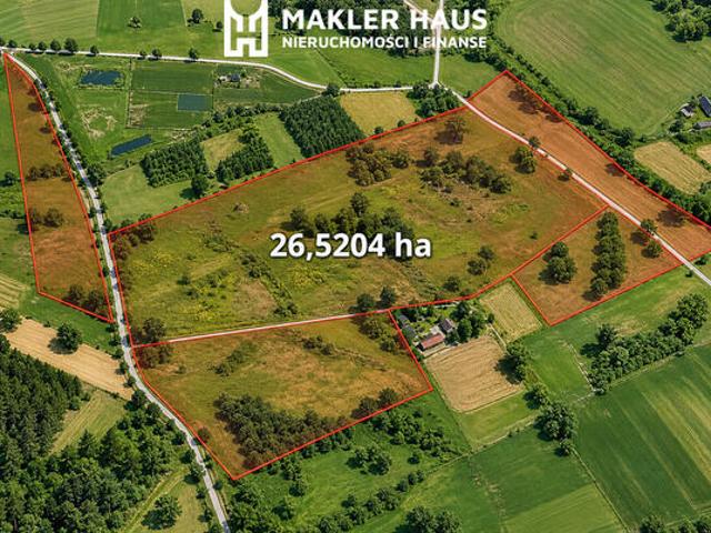 Grunty rolne 26 ha – Żytkiejmy, powiat gołdapski