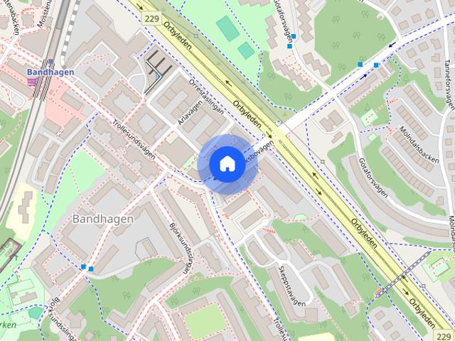 Grycksbovägen, Stockholm