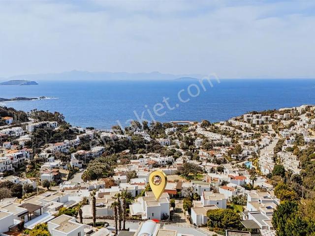 Gümüşlük, Dream Houses Sitesinde, Deniz Manzaralı Satılık Villa