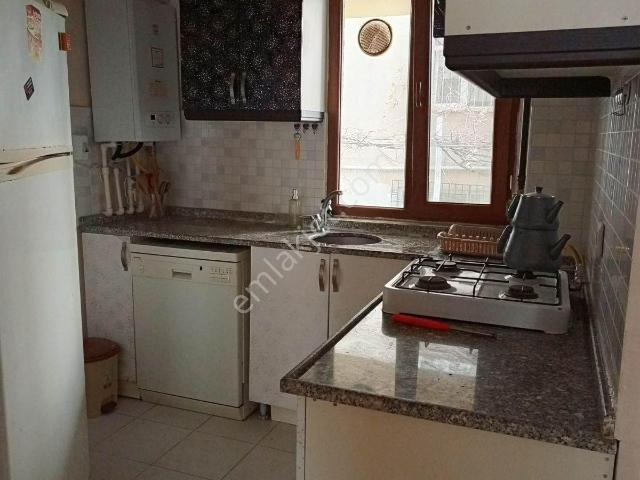 Güneyden Emek Cad.de 60m2 1+1.eşyalı Bahçe Katı Kiralık Daire