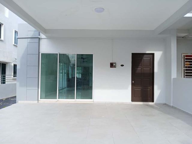 Guarded Gated double storey terraced house with extra land