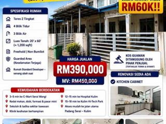 GUARDEDFREE GUAMANAes 2 Tingkat Taman Damai Padang Serai