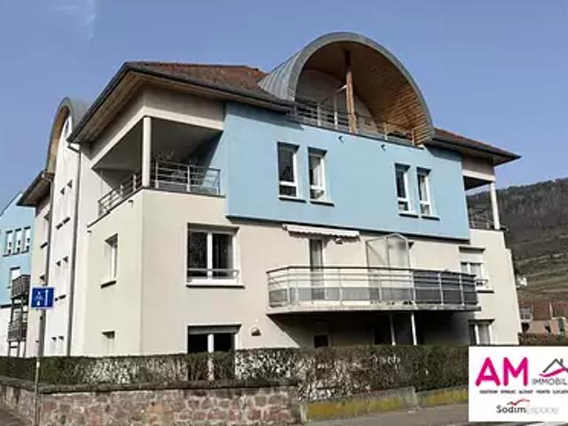 Guebwiller 68500 Achat / Vente appartement 2 pièces t2 au dernier étage parking