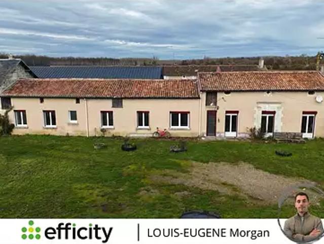 Guesnes 86420 Achat / Vente maison 7 pièces t7 jardin