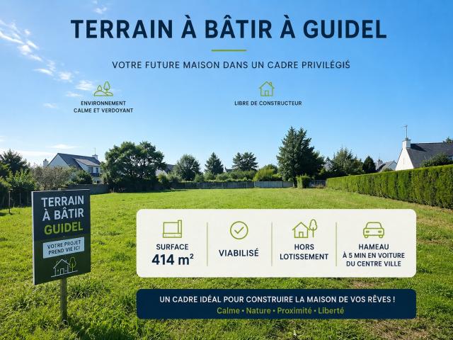 Guidel Vente Terrain 56