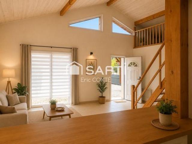 GUJAN MESTRAS – Maison 4 pièces avec garage et jardin