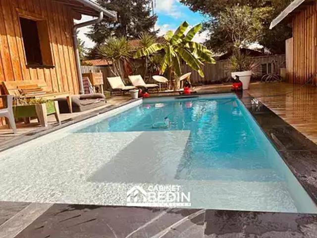 Gujan Mestras 33470 Achat / Vente maison 4 pièces t4 piscine terrasse