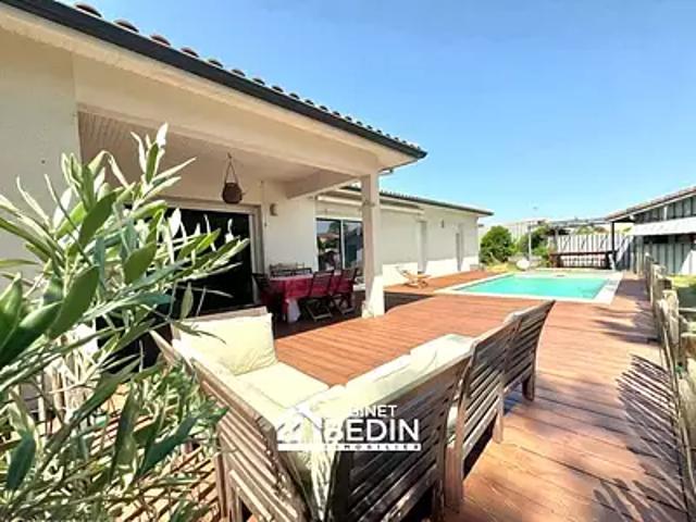 Gujan Mestras 33470 Achat / Vente maison 7 pièces t7 piscine terrasse