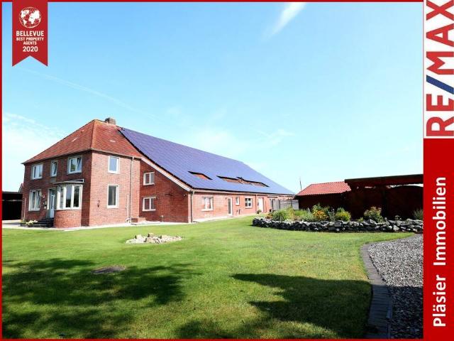 Gulfhof * Pferdehof * Resthof * Bauernhof * Ostfriesland * Kanallage * 2 WE * PV Anlage