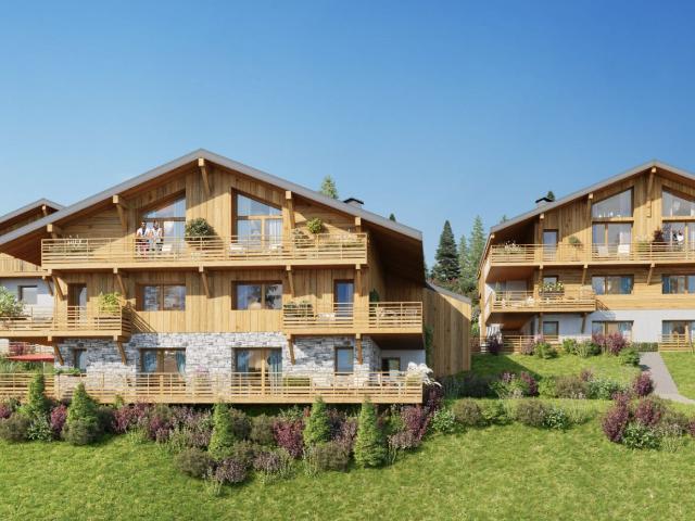 H001 Appartement 3 pièces 58m² avec Jardin + Terrasse + Gara. 58m² Morzine Avoriaz