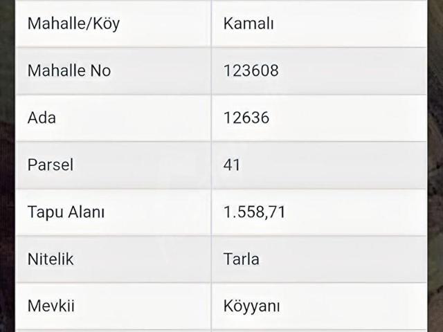HÇ GRUP DAN KAMALI DA SATILIK YATIRIMLIK TARLA