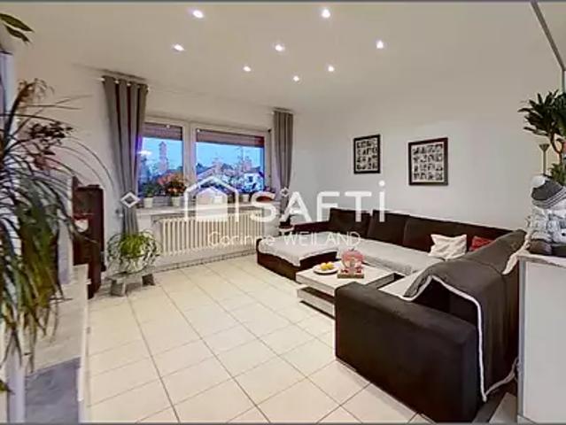 Ham sous Varsberg 57880 Achat / Vente maison 10 pièces t10 terrasse balcon