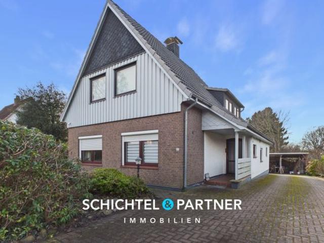 Hambergen | Freistehendes Einfamilienhaus mit Kamin und großem Grundstück