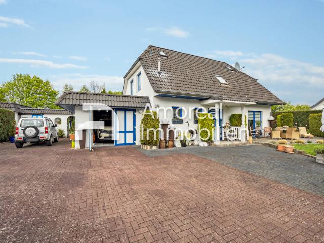 Hamburg Moorfleet | Charmantes Einfamilienhaus in direkter Elbnähe mit Wintergarten und Pool