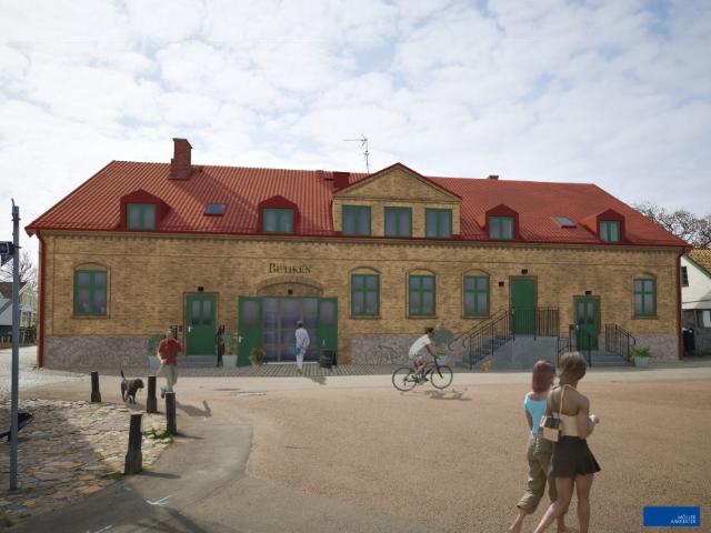 hamnplan, torekov, skåne, båstad