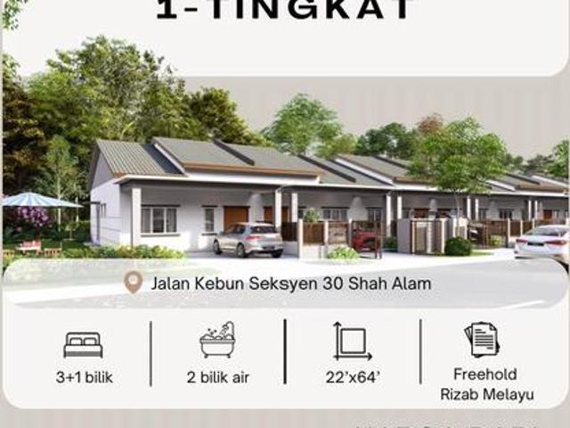 Projek Baru Rumah 1 Tingkat Seksyen 30 Shah Alam Loan 100