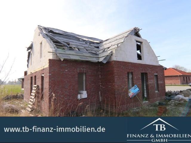 Handwerker aufgepasst! Rohbau in optimaler Deichlage wartet auf Fertigstellung! #128