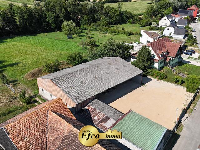 Hangar sur terrain constructible