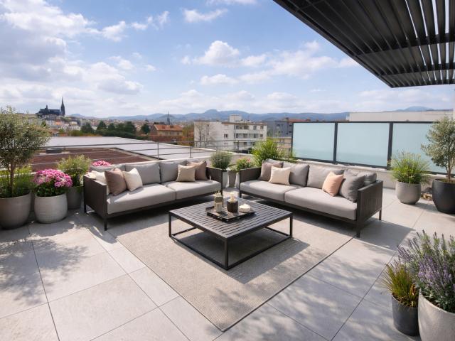 HABITABLE DE SUITE: dernier étage avec une SUPERBE TERRASSE §