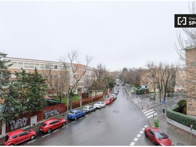 Habitación moderna ideal para mujeres profesionales y postgraduados en apartamento de 6 dormitorios