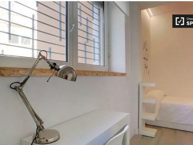 Habitación con baño compartido en residencia, Vallehermoso, Madrid