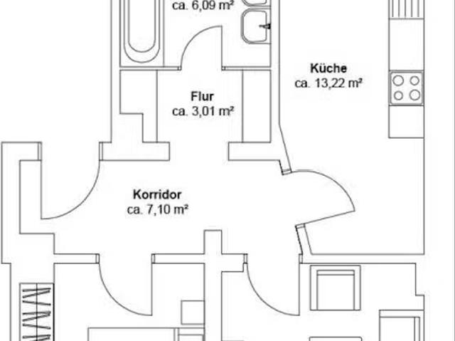 Habitación en Lauersche Straße, Südwest