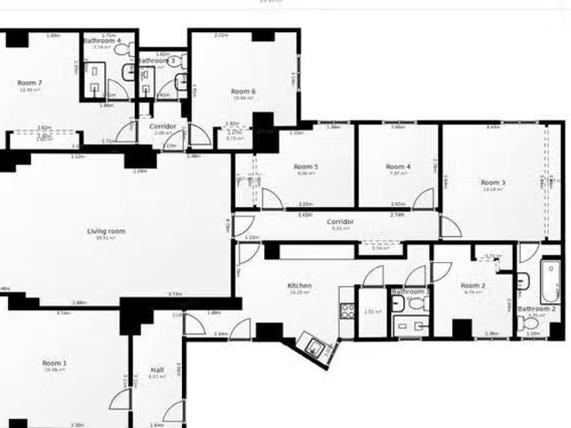 Habitación en Paseo de la Castellana, Tetuán