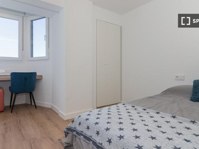 Habitación en piso compartido de 6 habitaciones en Pilar, Madrid