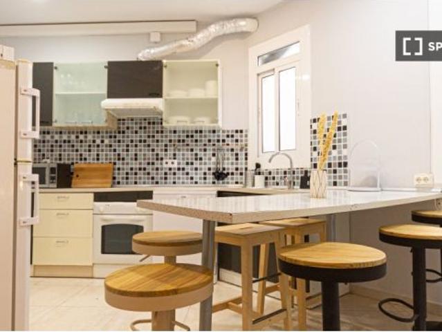 Habitación en piso compartido de 6 habitaciones en alquiler en Sant Antoni, todos los gastos incluid